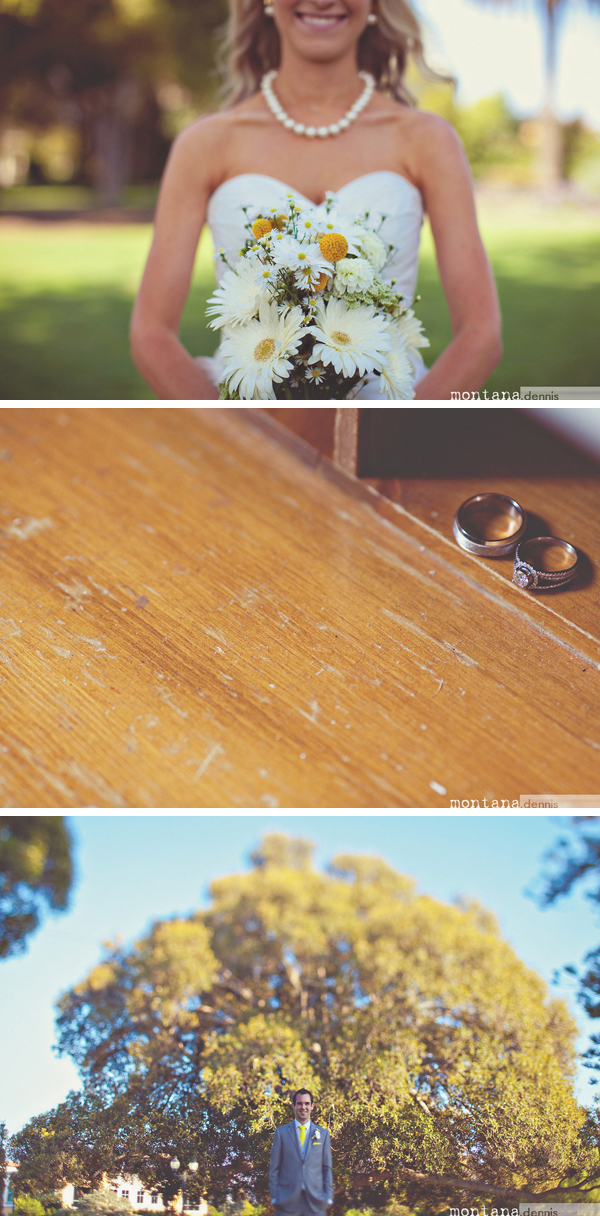 bride, flowers, and wedding rings