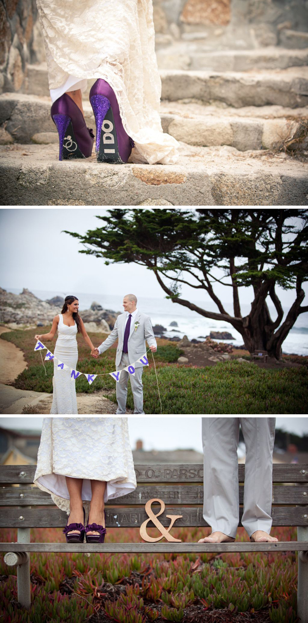 Beach wedding at Lovers Point