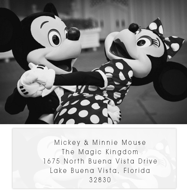 wedding invitation to mickey and minnie mouse