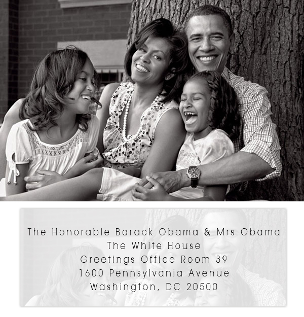 wedding invitation to the president of the united states