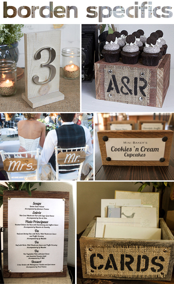 rustic wedding decor + giveaway! » Something Turquoise { ideas for
