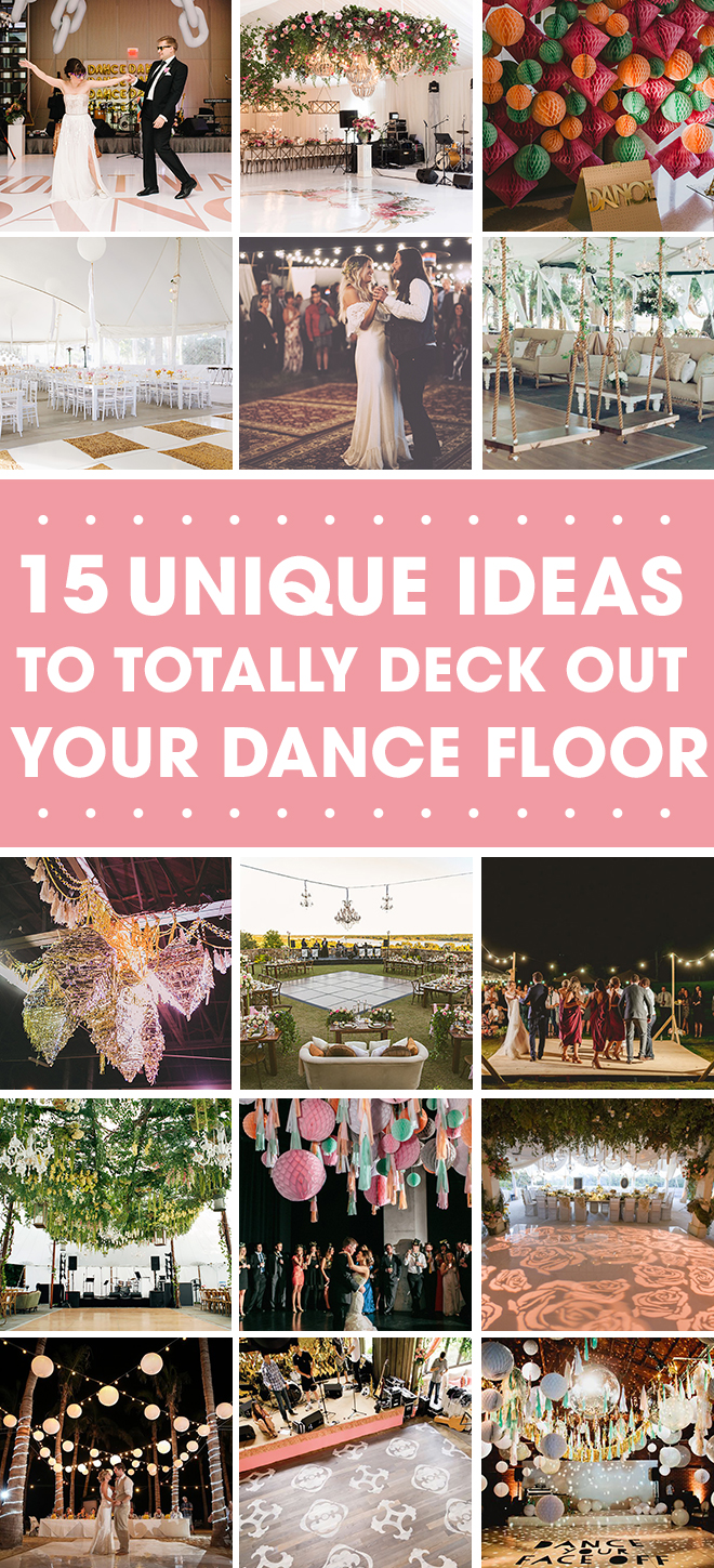 15 Fabulous Unique Wedding Dance Floor Ideas