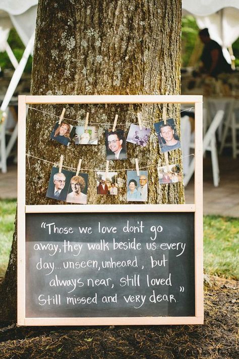 I love this DIY idea to remember loved ones at your wedding.