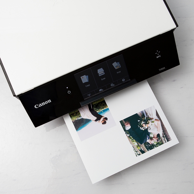 Print photos to turn into coasters using your Canon TS9020!