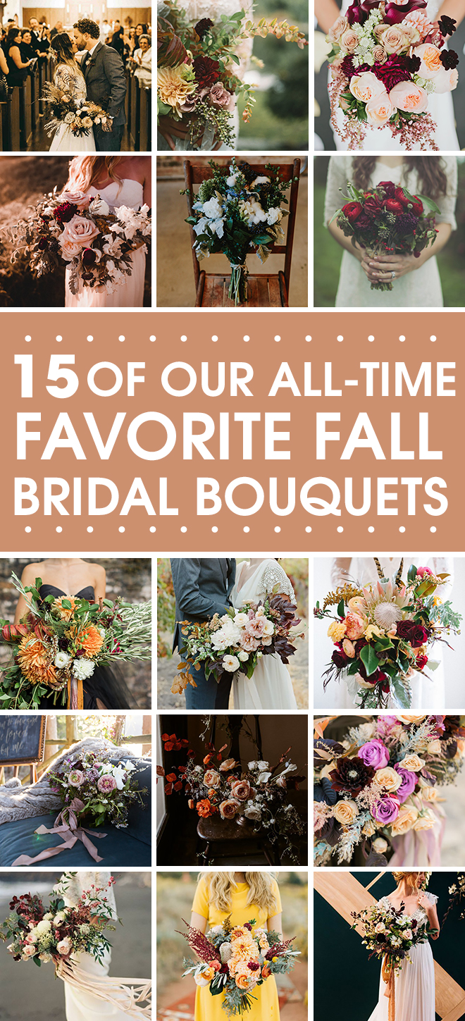 15 of our all time favorite fall bouquets.