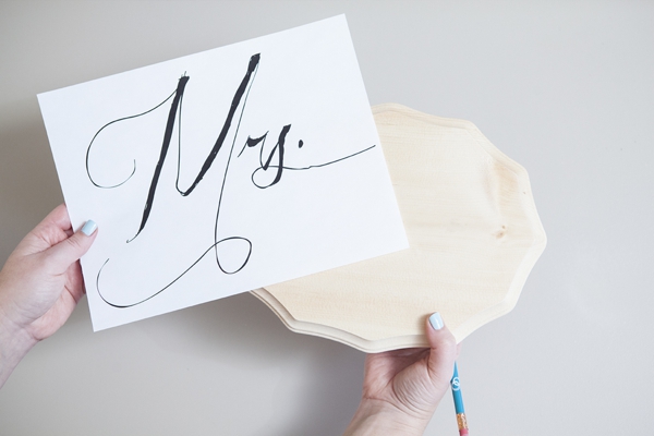 How to easily make diy mr and mrs chair signs for your wedding!