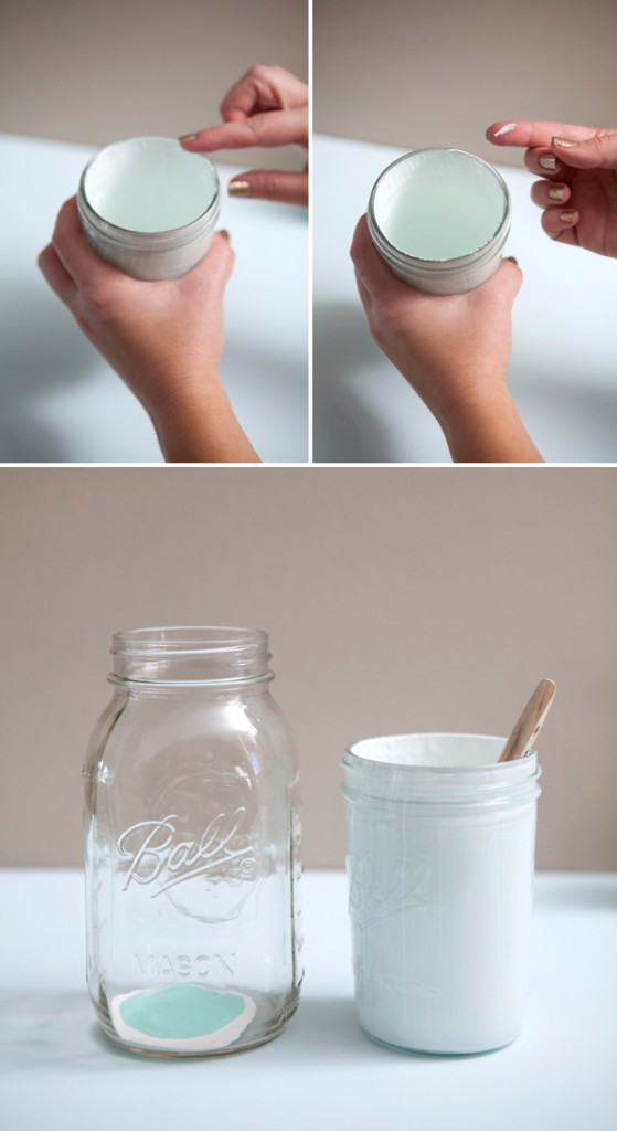 DIY painted mason jars tutorial
