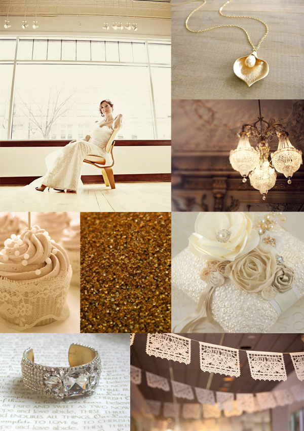 Gold and Cream Wedding Inspiration