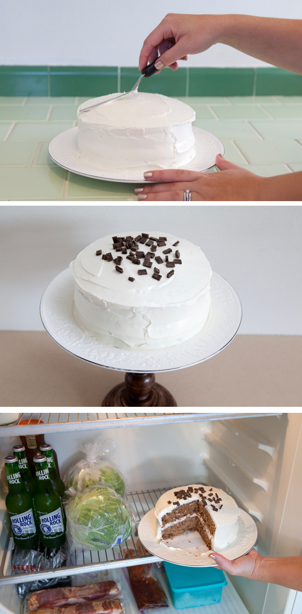DIY wedding cake stand - Something Turquoise