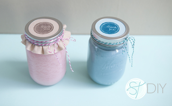 DIY Mason Jar Soy Candles »