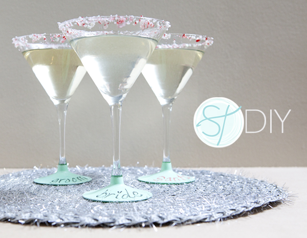 Very Merry Martini Glasses Craft Tutorial - Craft Klatch