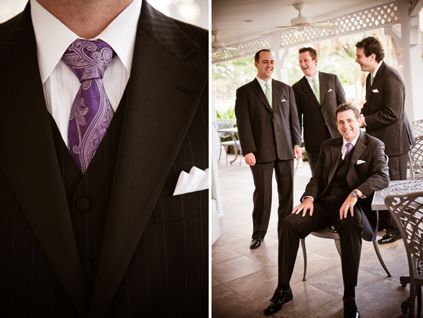 purple groom style