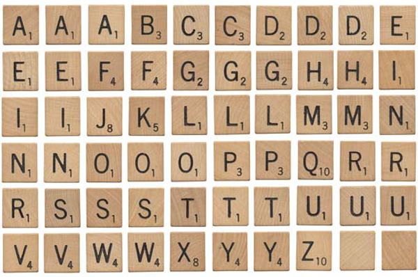 picture of all the scrabble tiles