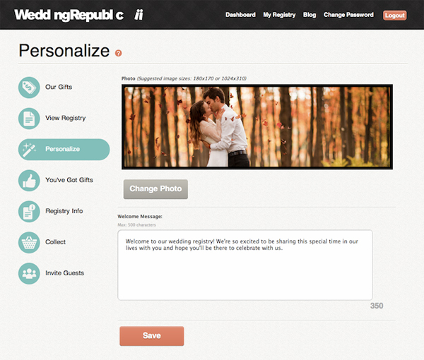 wedding republic - online wedding registry