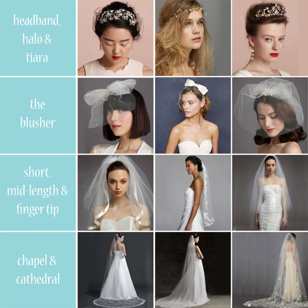 Different shop veil styles