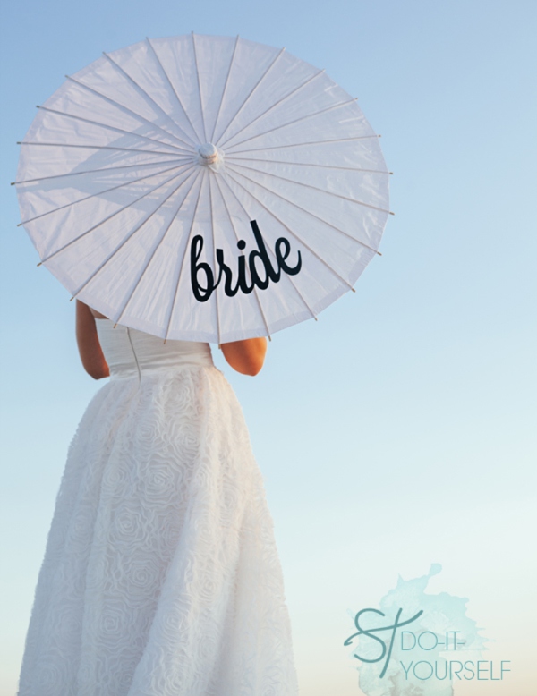 Personalized parasols for deals weddings