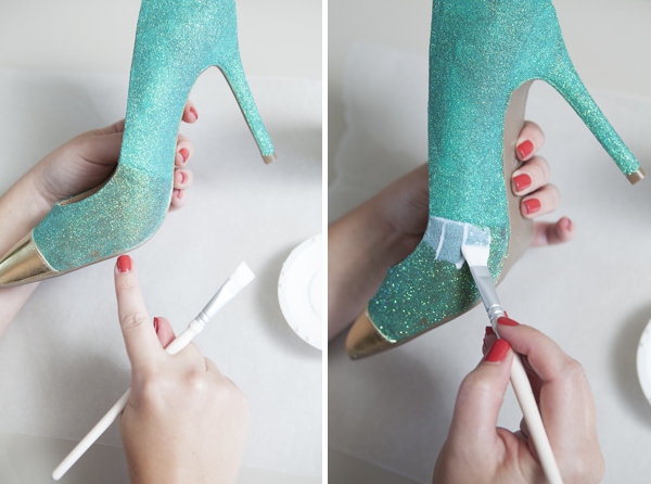 Diy on sale sparkle shoes