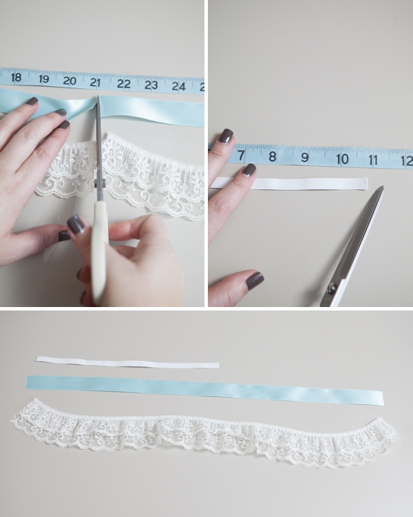 Easy tutorial on how to make a wedding garter, must see!