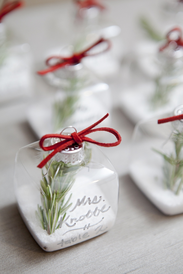 Christmas wedding place deals cards