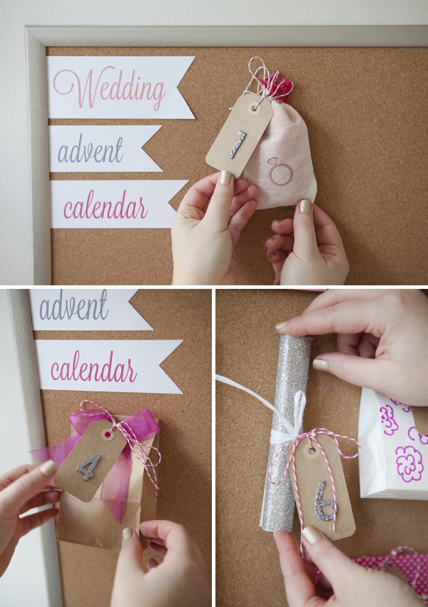 How to make a wedding advent calendar!