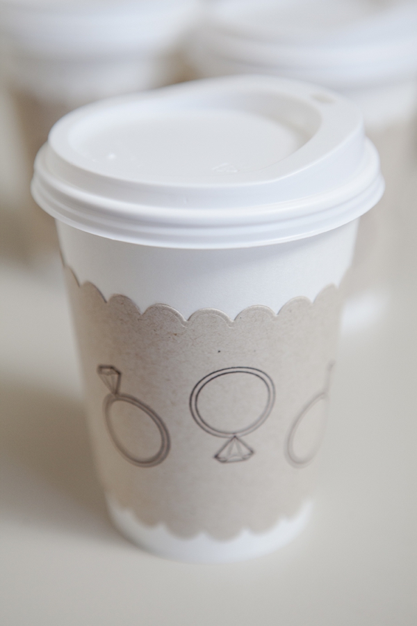 Personalized Coffee Sleeves for Wedding