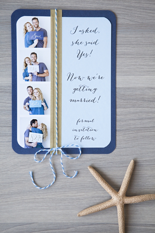 photo strip save the date