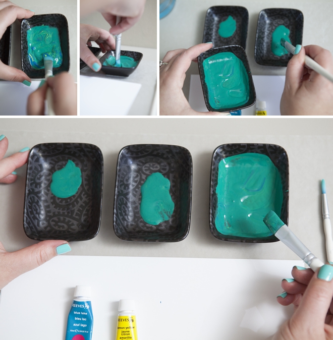 How to make ombre watercolor shades