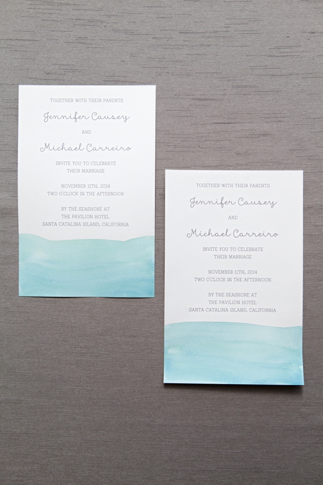 How to watercolor your wedding invitations!
