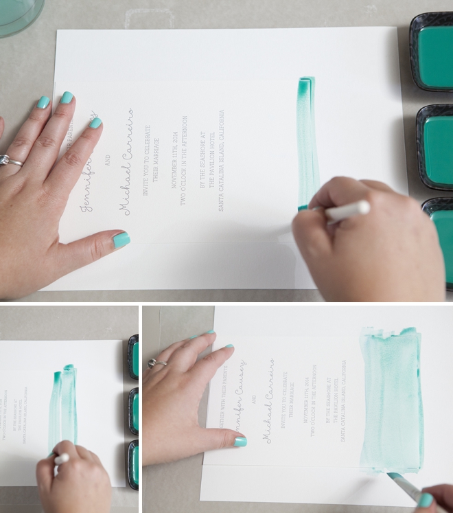 Learn exactly how to diy watercolor wedding invitations!
