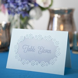 How to hand-punch your wedding table numbers!