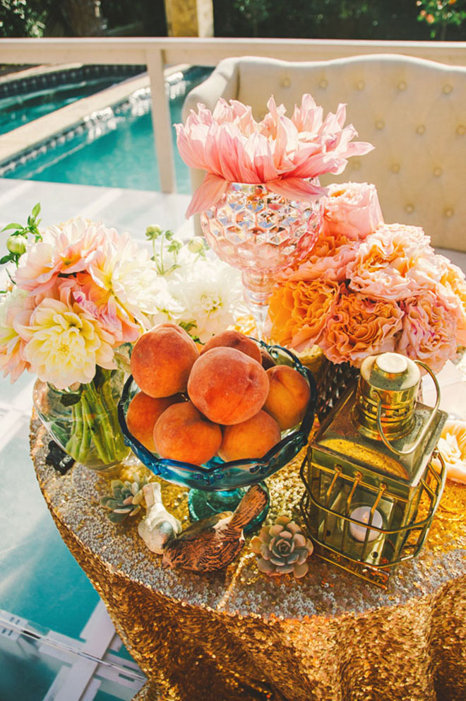 Steal This Style // How to recreate this glittery sweetheart table