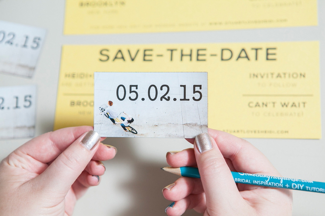 Learn How To Easily Make Your Own Magnet Save The Dates