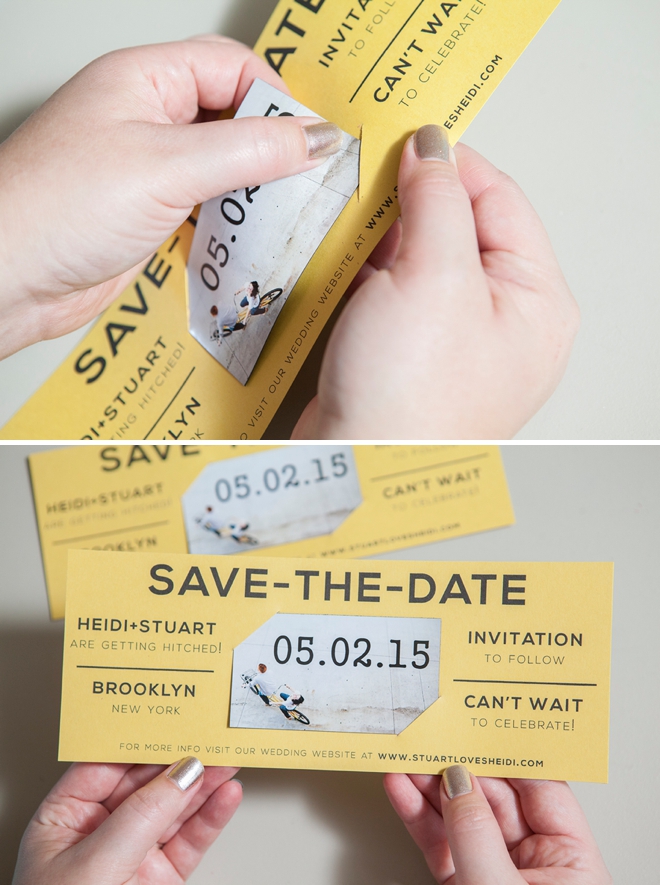 DIY Wedding // Magnet Save the Date Invitations!