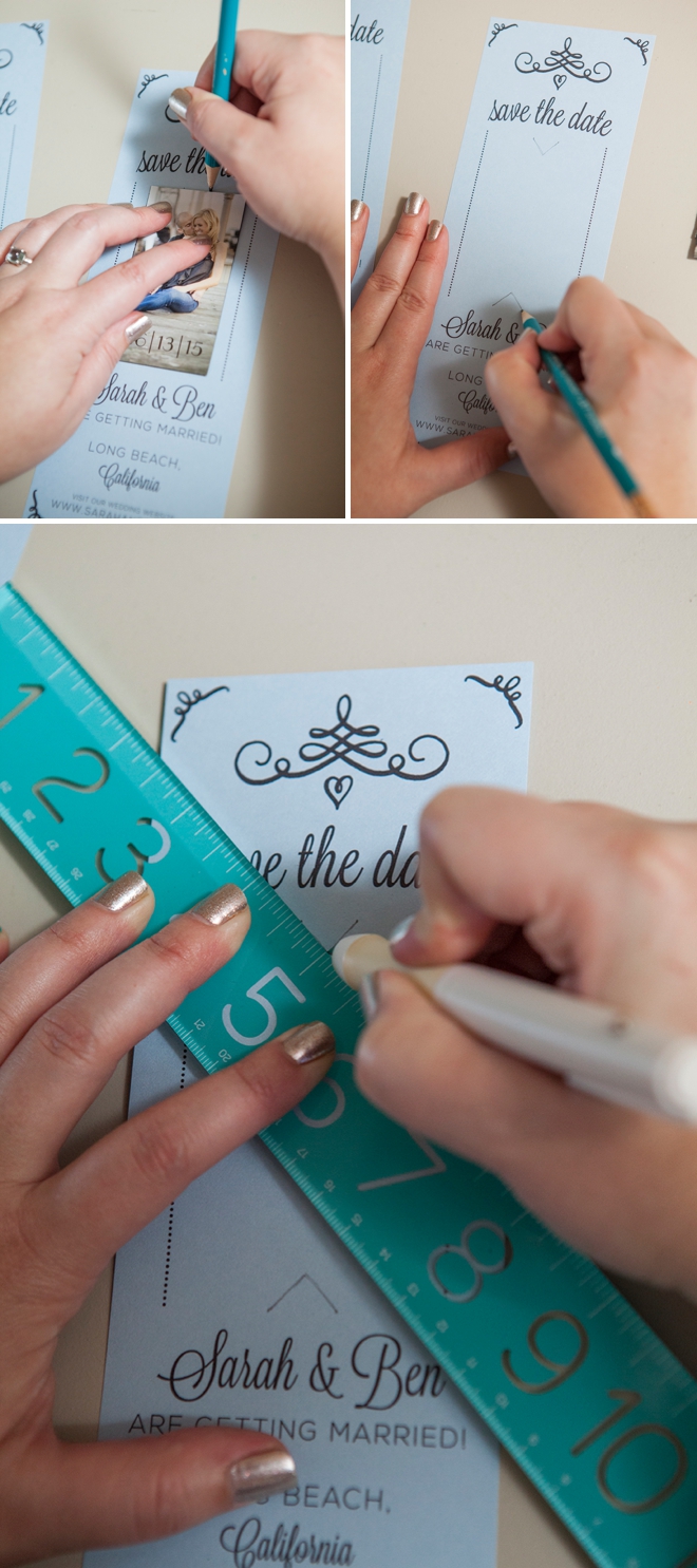 DIY Wedding // Magnet Save the Date Invitations!