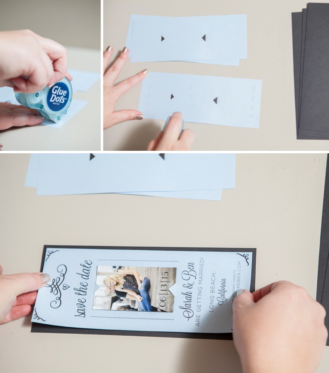 DIY Wedding // Magnet Save the Date Invitations