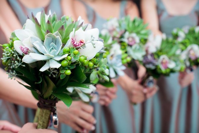 Beautiful succulent bouquets