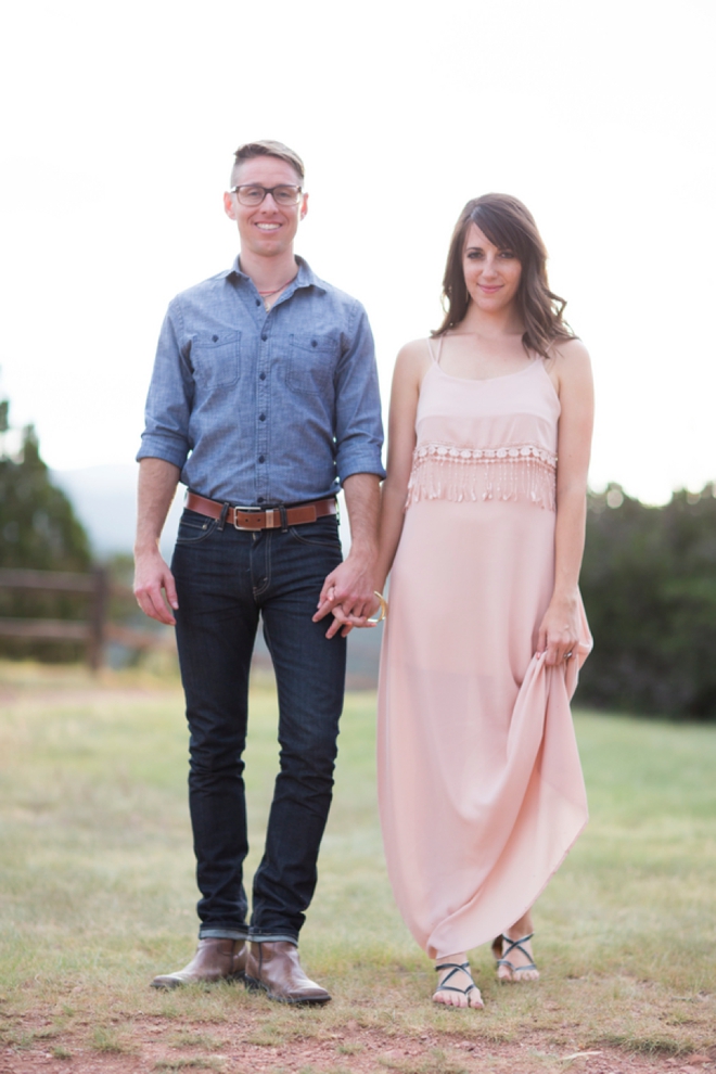 Romantic outdoor engagement session by Lucky Malone Photography