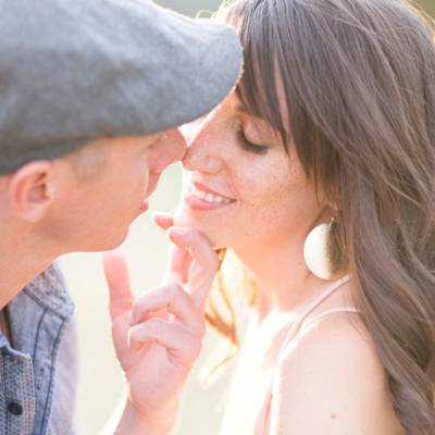Romantic outdoor engagement session by Lucky Malone Photography