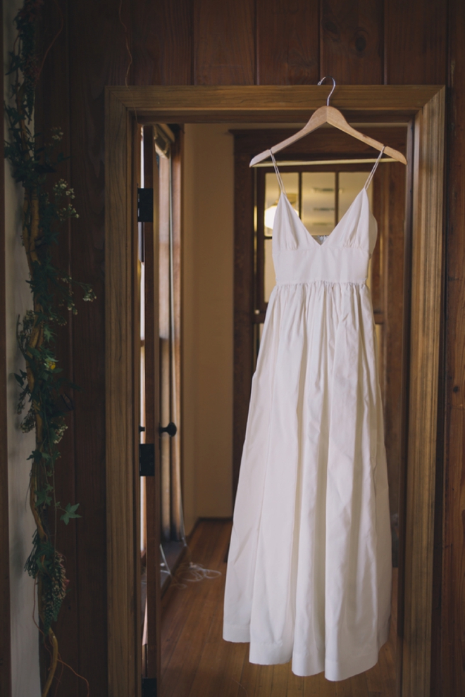 Wedding dress, waiting to be put on...