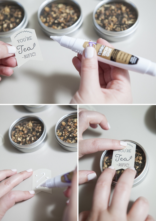 Learn How To Make These Darling Tea Wedding Favors