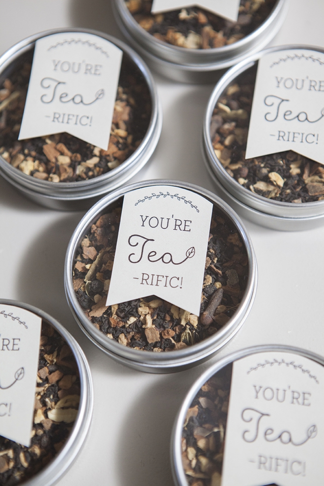 Learn How To Make These Darling Tea Wedding Favors