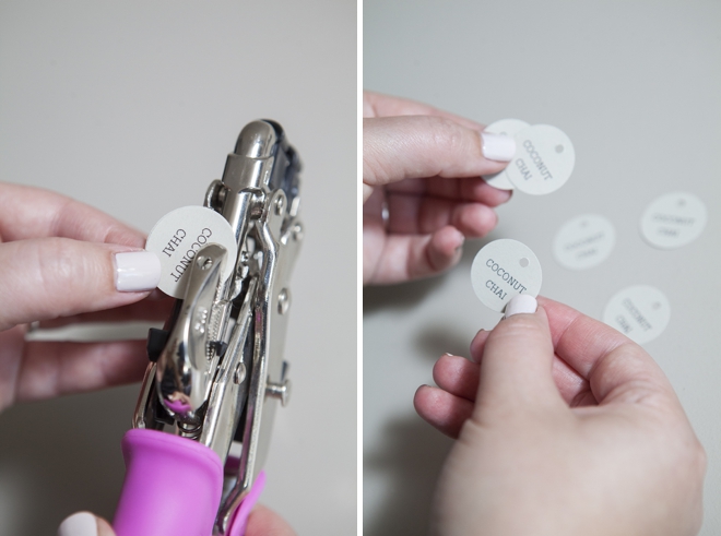 DIY: tea tin wedding favors