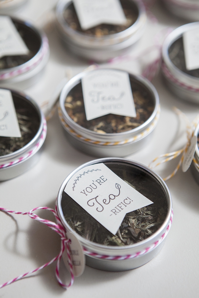 Learn How To Make These Darling Tea Wedding Favors