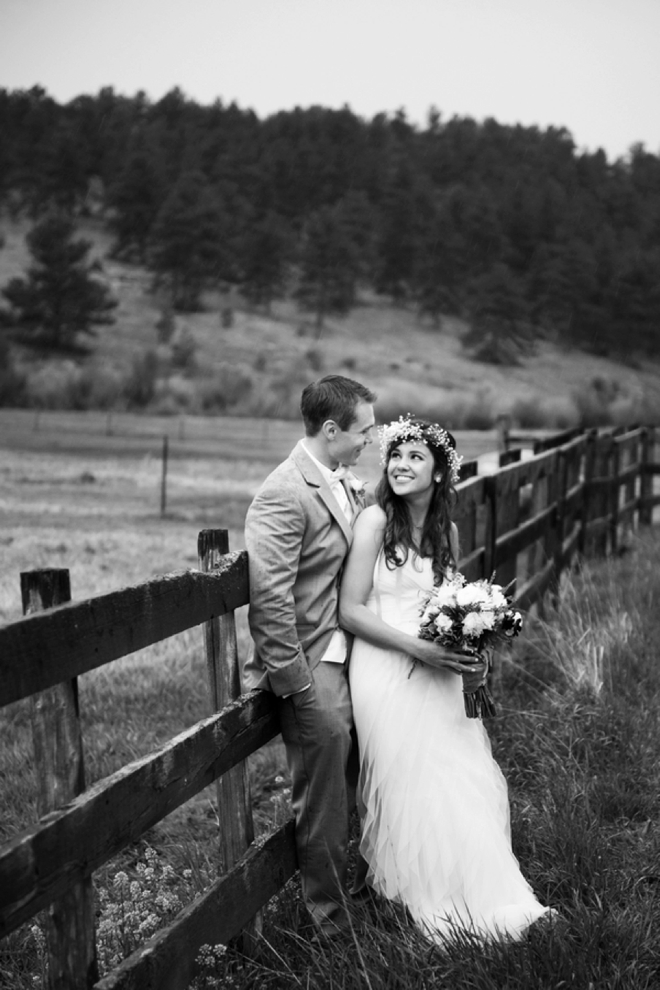 Rustic barn wedding in the rain...