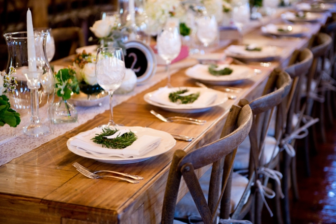 Rustic barn wedding in the rain...