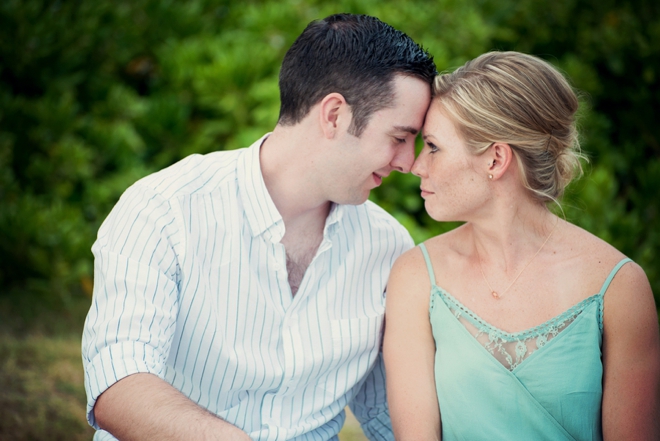 Hawaiian beach engagement