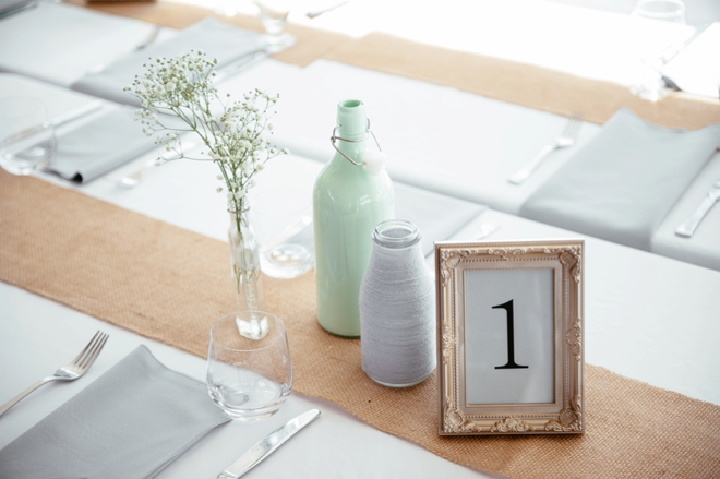 Simple table number in a frame