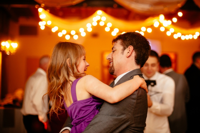 Groom dancing