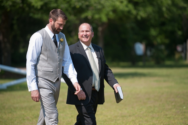 groom and pastor