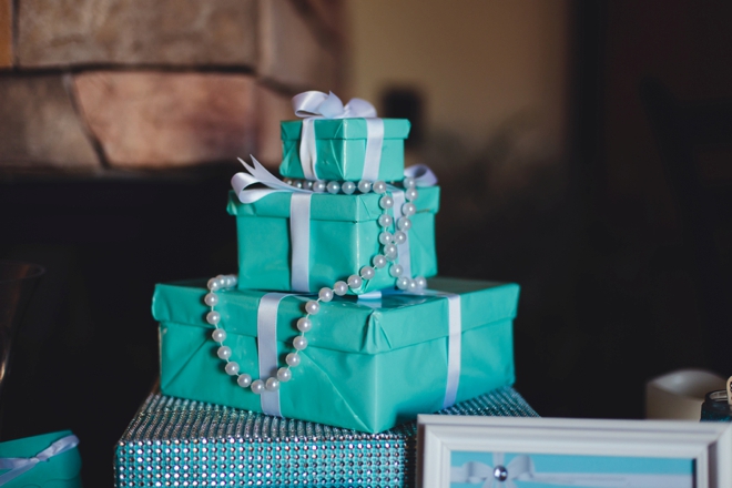 Tiffany & Co. themed bridal shower